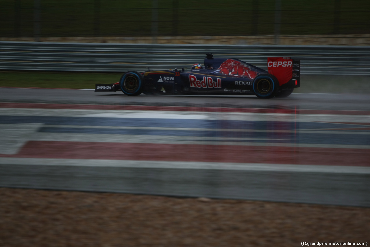 GP USA, 24.10.2015- Prove Libere 3, Max Verstappen (NED) Scuderia Toro Rosso STR10