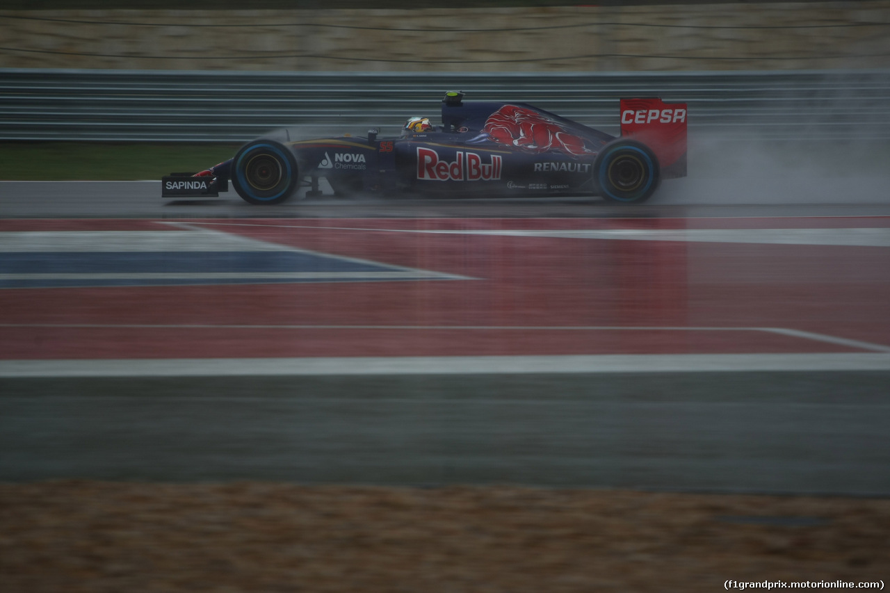 GP USA, 24.10.2015- Prove Libere 3, Carlos Sainz Jr (ESP) Scuderia Toro Rosso STR10