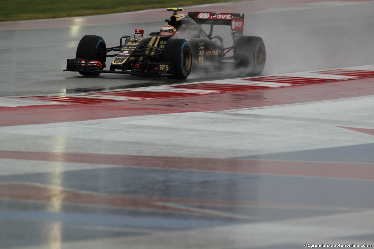 GP USA, 24.10.2015- Prove Libere 3, Pastor Maldonado (VEN) Lotus F1 Team E23