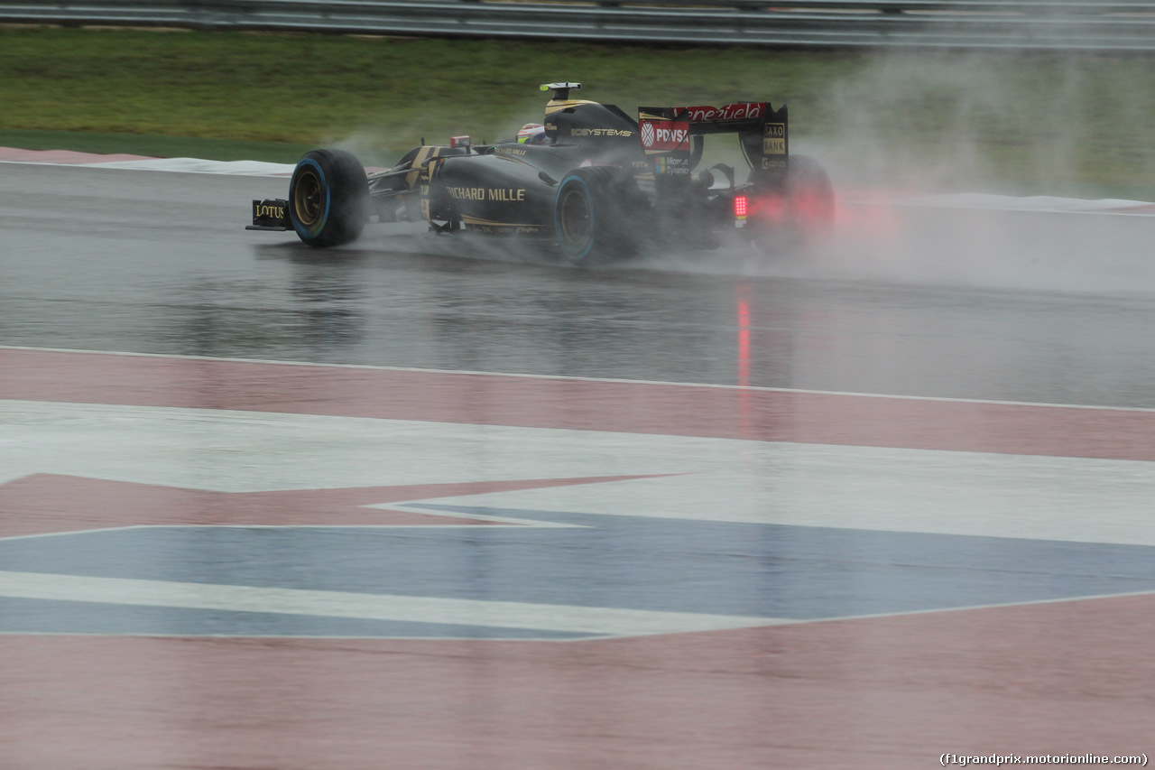 GP USA, 24.10.2015- Prove Libere 3, Pastor Maldonado (VEN) Lotus F1 Team E23