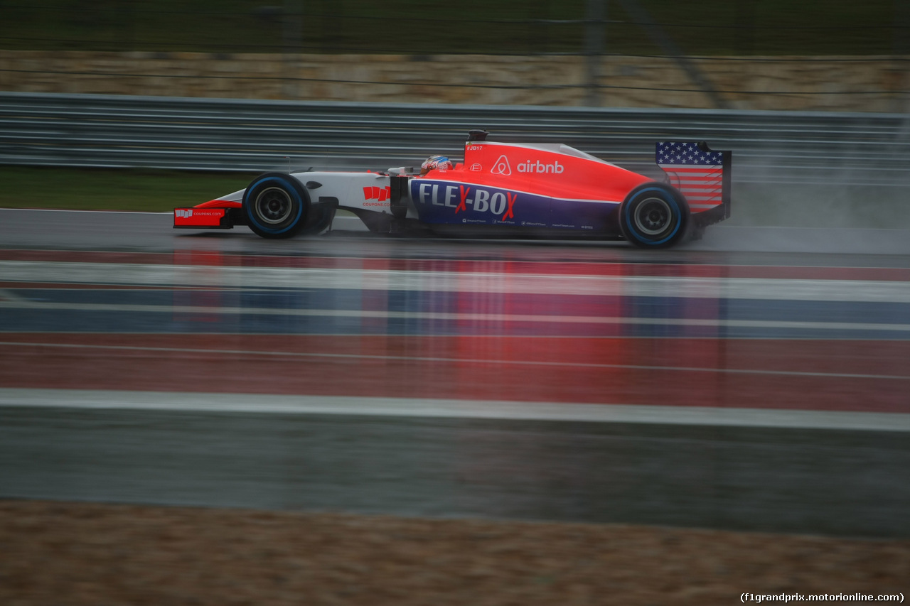 GP USA, 24.10.2015- Prove Libere 3, William Stevens (GBR) Manor Marussia F1 Team