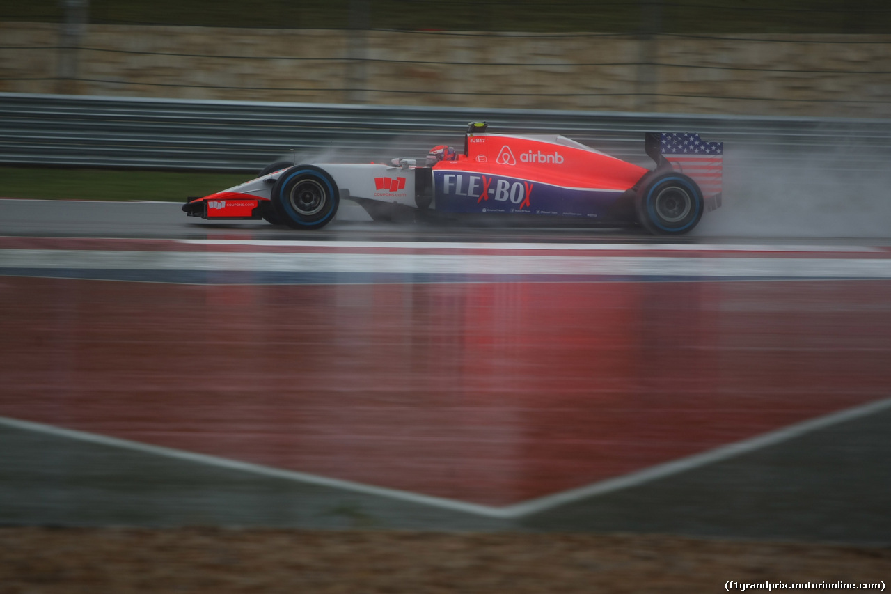 GP USA, 24.10.2015- Prove Libere 3, Alexander Rossi (USA) Manor Marussia F1 Team