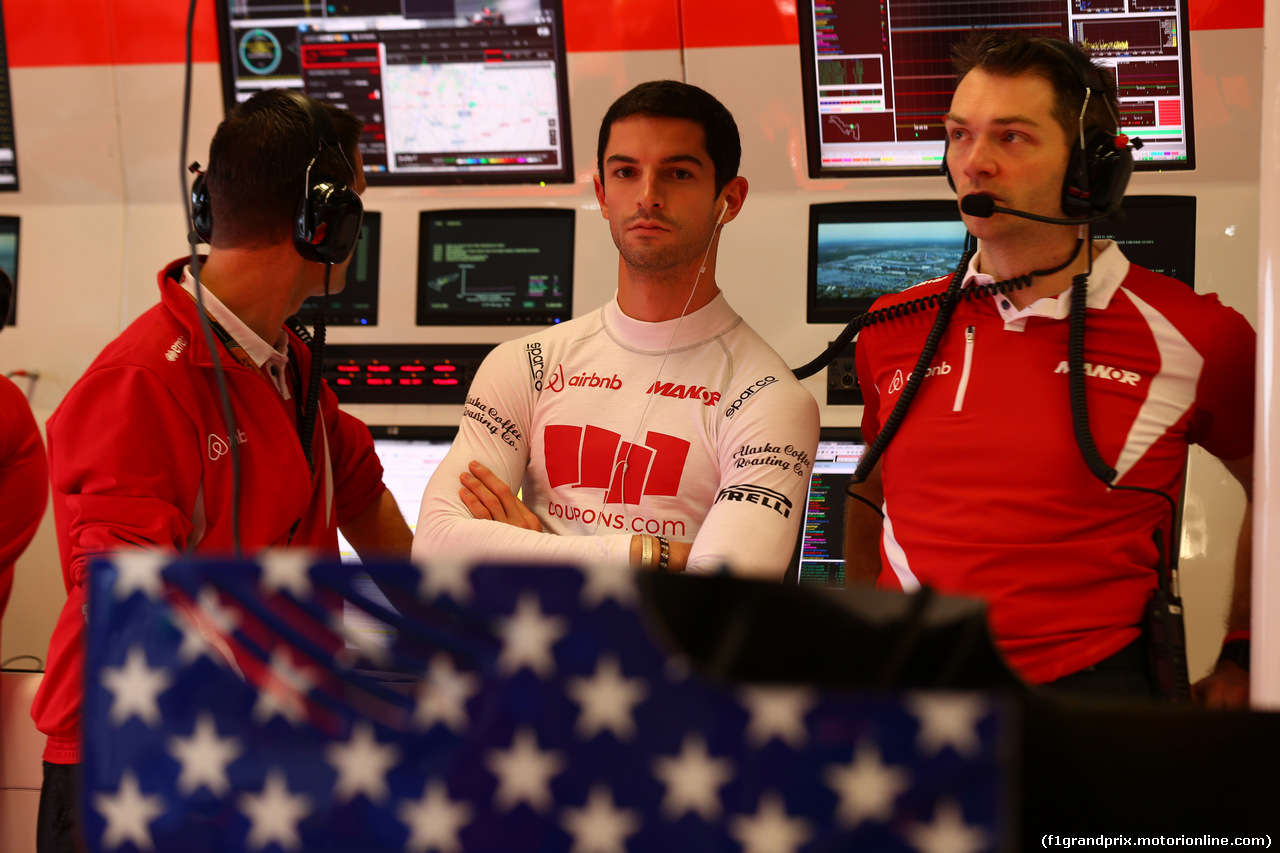 GP USA, 24.10.2015- Prove Libere 3,  Alexander Rossi (USA) Manor Marussia F1 Team