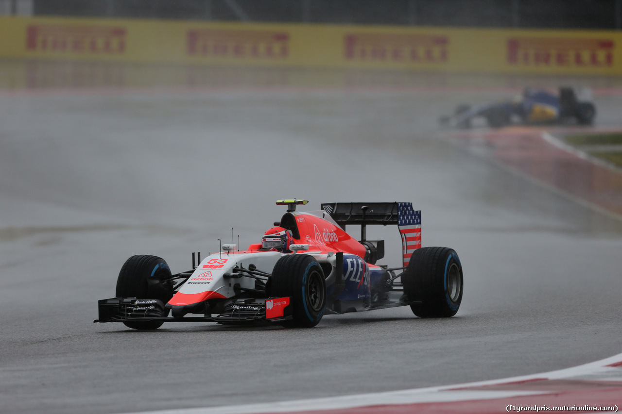 GP USA, 24.10.2015- Prove Libere 3,  Alexander Rossi (USA) Manor Marussia F1 Team