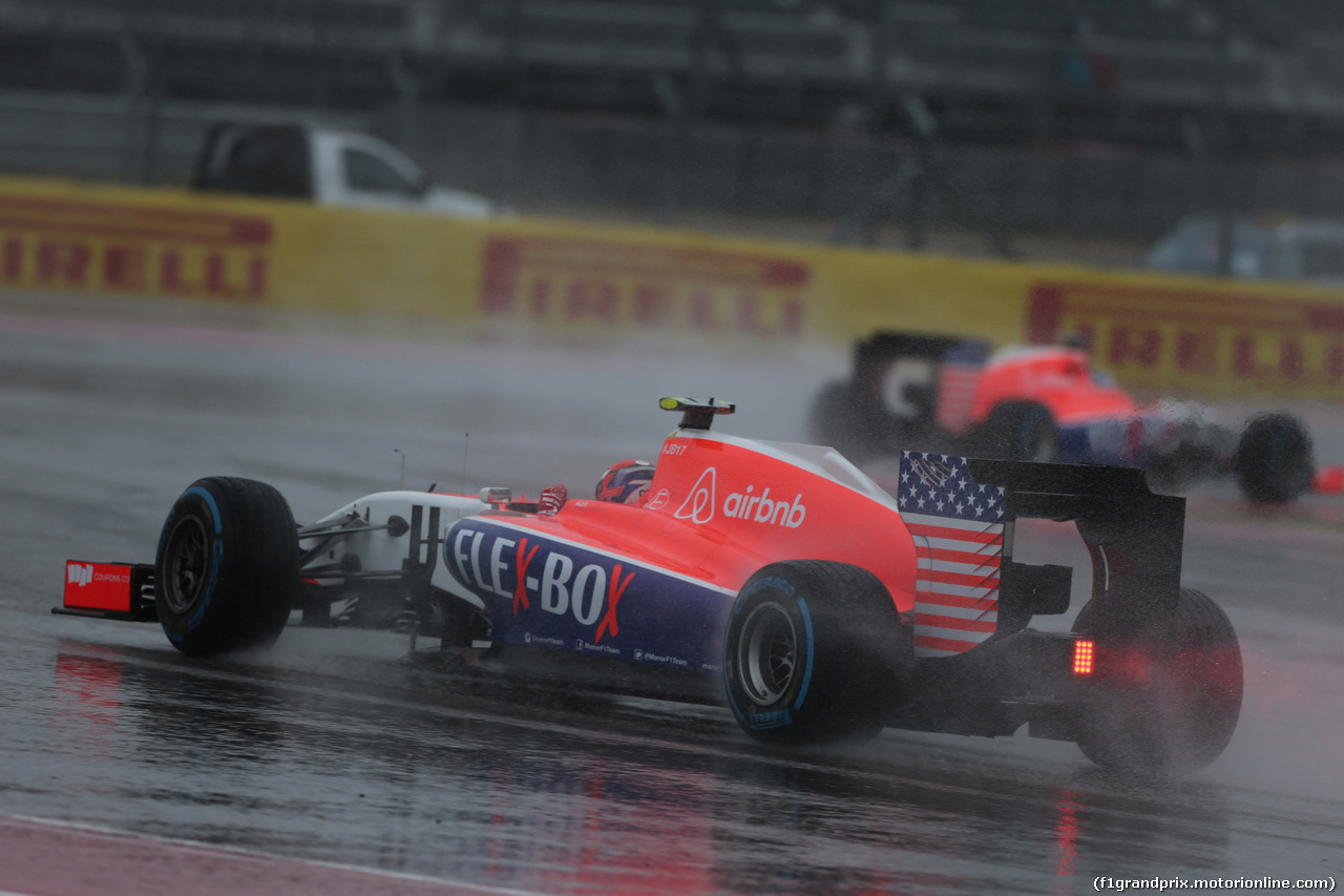 GP USA, 24.10.2015- Prove Libere 3,  Alexander Rossi (USA) Manor Marussia F1 Team