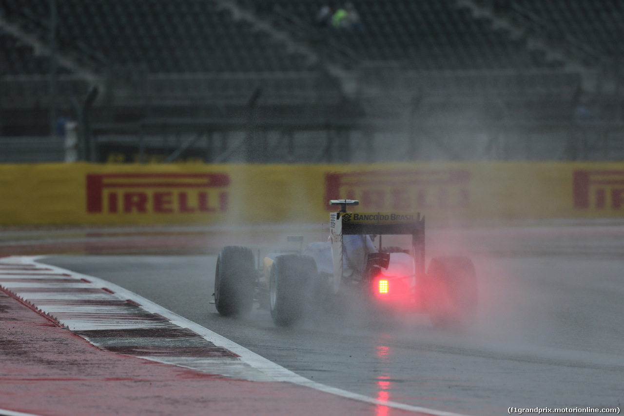 GP USA, 24.10.2015- Prove Libere 3,  Felipe Nasr (BRA) Sauber C34