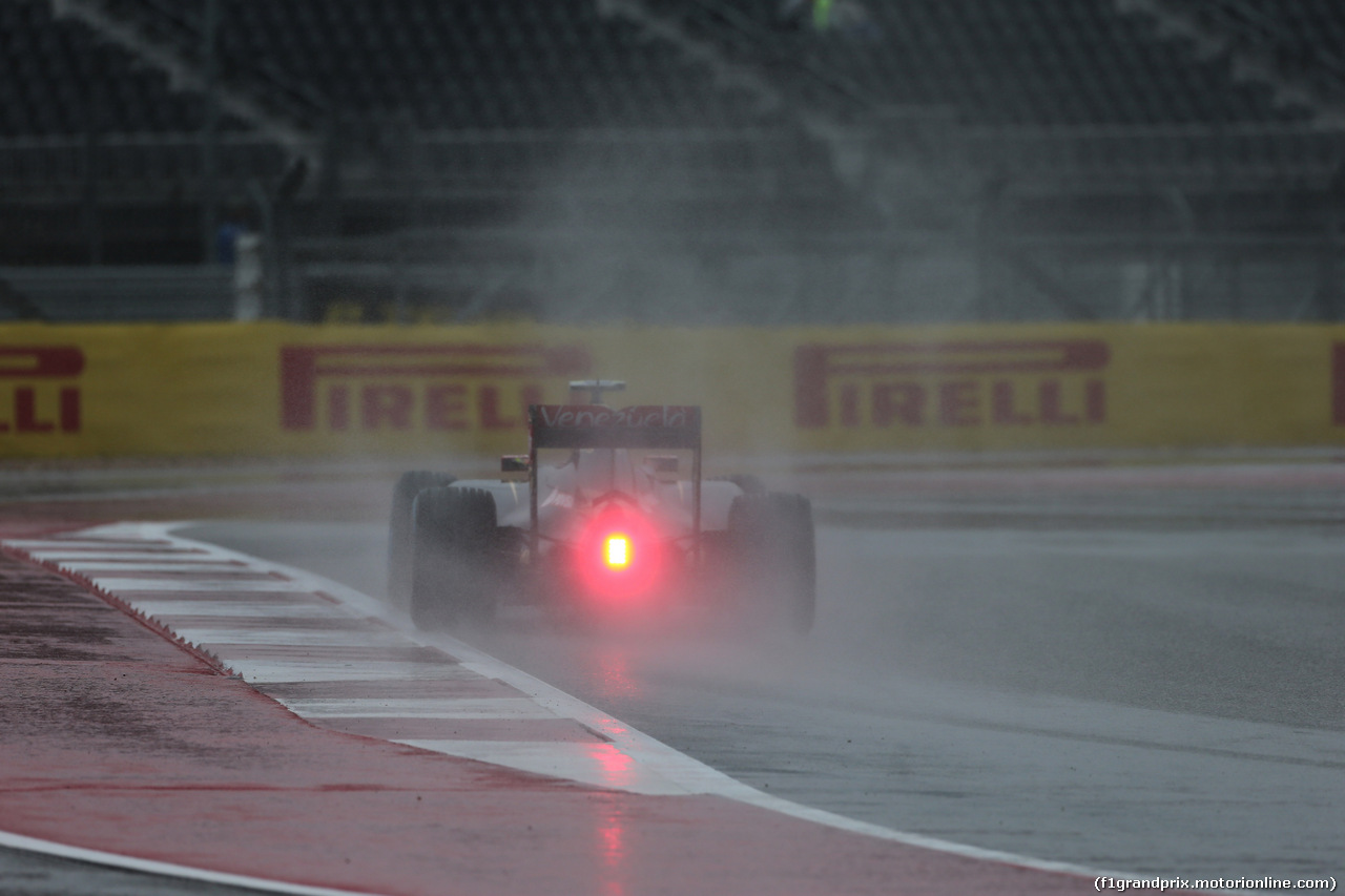 GP USA, 24.10.2015- Prove Libere 3,  Pastor Maldonado (VEN) Lotus F1 Team E23