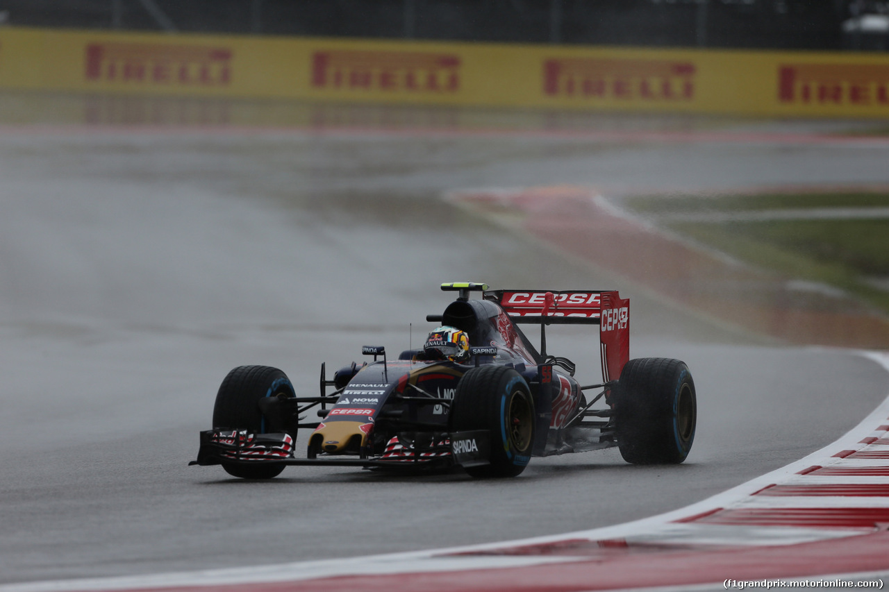 GP USA, 24.10.2015- Prove Libere 3,  Carlos Sainz Jr (ESP) Scuderia Toro Rosso STR10