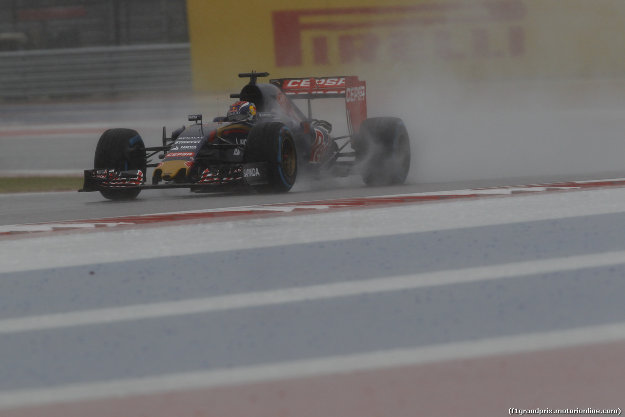 GP USA, 24.10.2015- Prove Libere 3,  Max Verstappen (NED) Scuderia Toro Rosso STR10