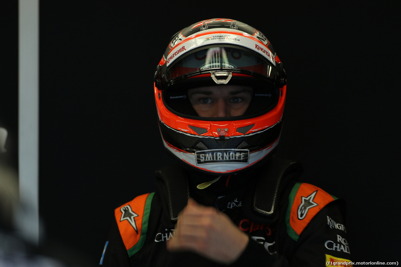 GP USA, 24.10.2015- Prove Libere 3,  Nico Hulkenberg (GER) Sahara Force India F1 VJM08