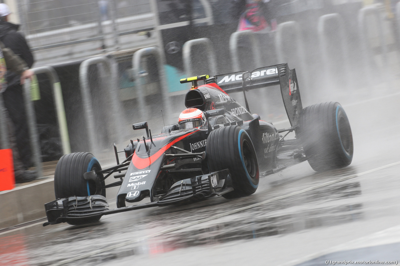 GP USA, 24.10.2015- Prove Libere 3,  Jenson Button (GBR) McLaren Honda MP4-30