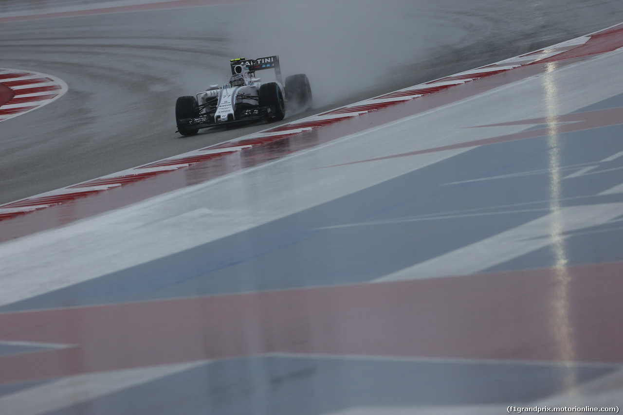 GP USA, 24.10.2015- Prove Libere 3,  Valtteri Bottas (FIN) Williams F1 Team FW37