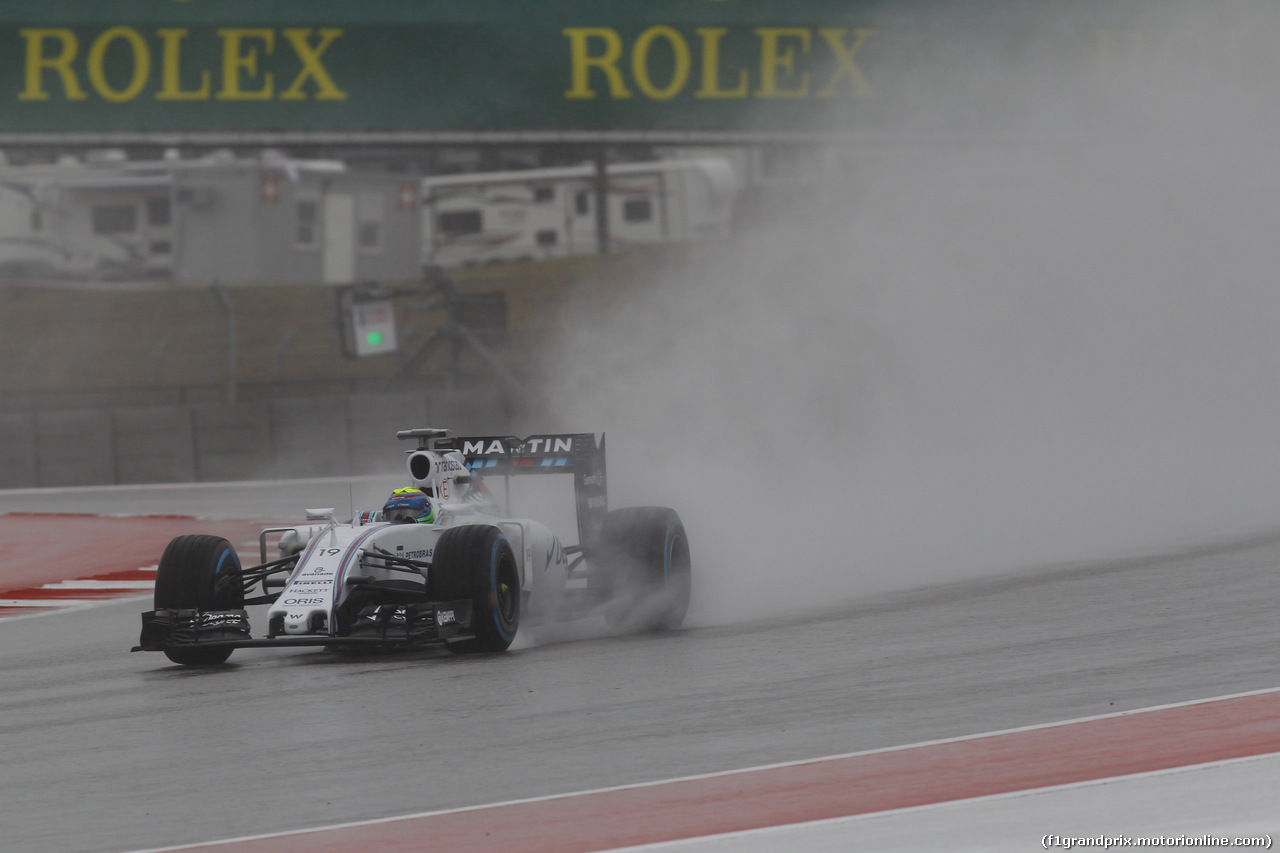 GP USA, 24.10.2015- Prove Libere 3,  Felipe Massa (BRA) Williams F1 Team FW37