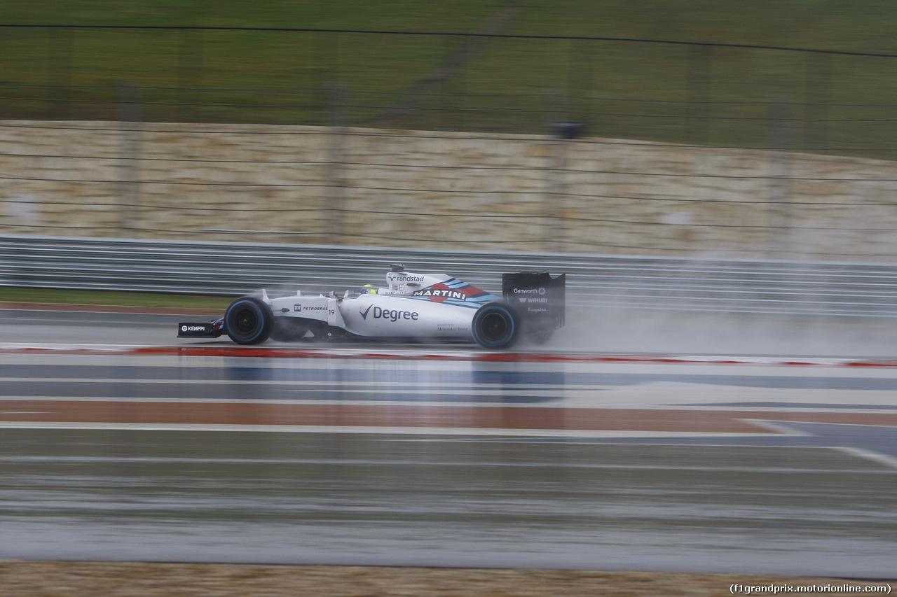 GP USA, 24.10.2015- Prove Libere 3,  Felipe Massa (BRA) Williams F1 Team FW37