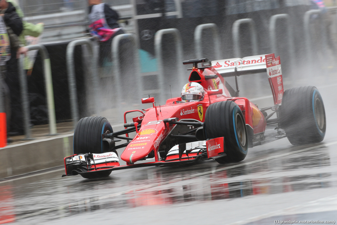 GP USA, 24.10.2015- Prove Libere 3,  Sebastian Vettel (GER) Ferrari SF15-T