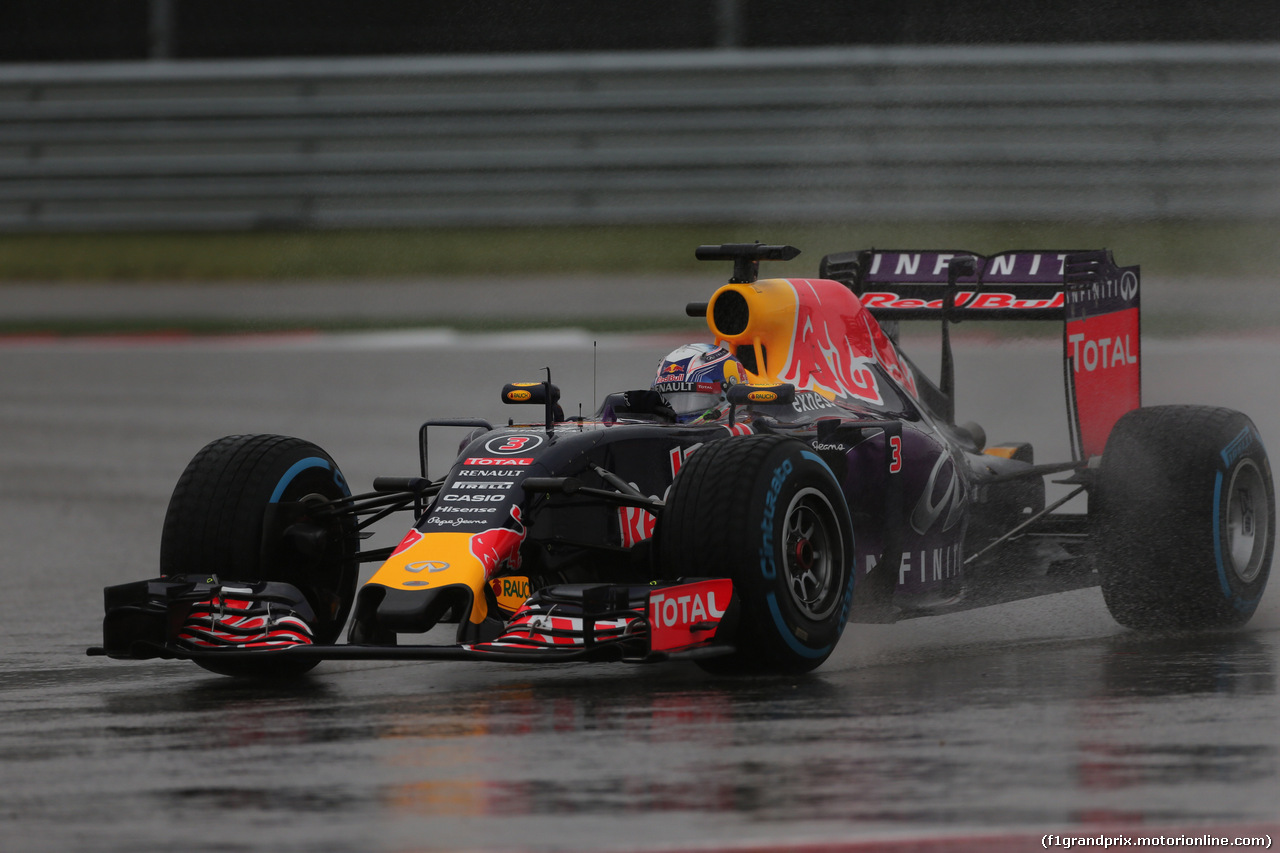 GP USA, 24.10.2015- Prove Libere 3,  Daniel Ricciardo (AUS) Red Bull Racing RB11