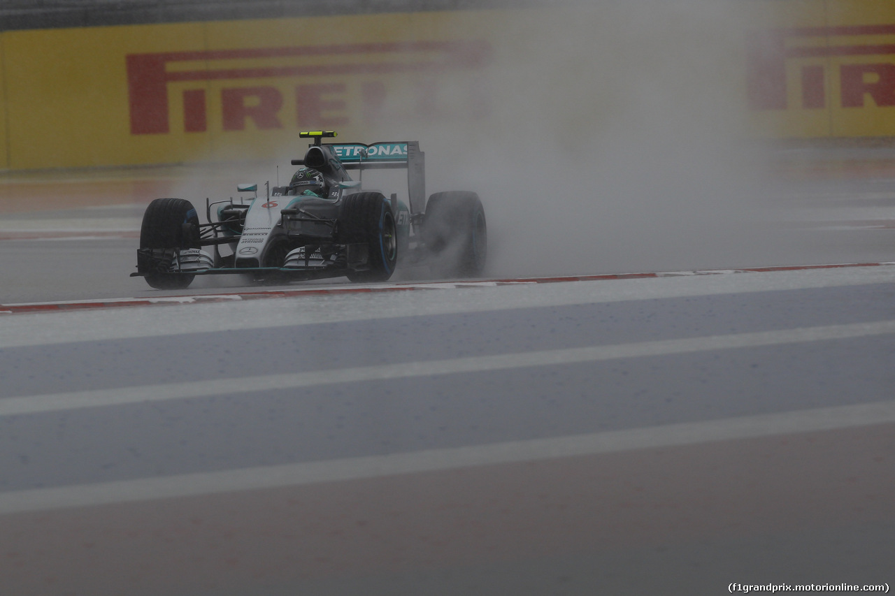 GP USA, 24.10.2015- Prove Libere 3,  Nico Rosberg (GER) Mercedes AMG F1 W06