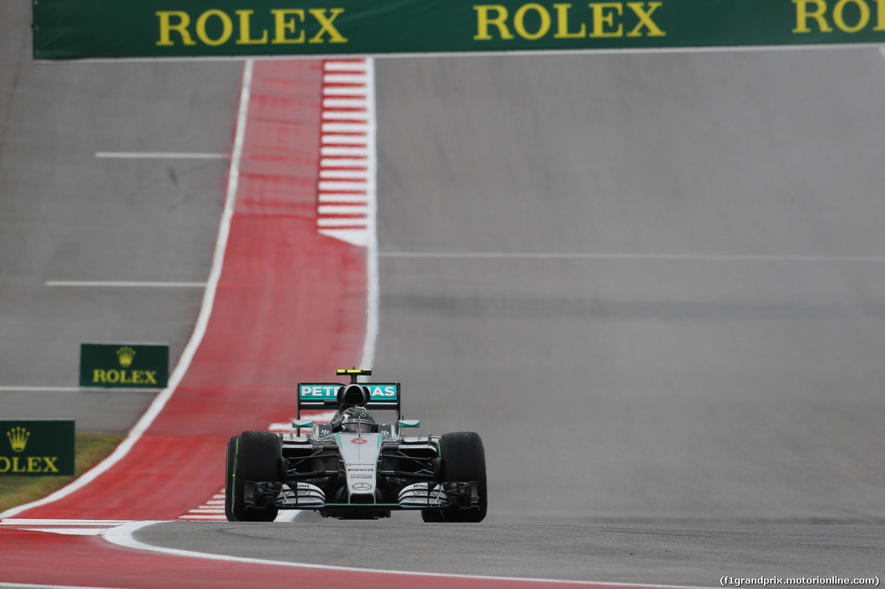 GP USA, 23.10.2015- Prove Libere 1, Nico Rosberg (GER) Mercedes AMG F1 W06