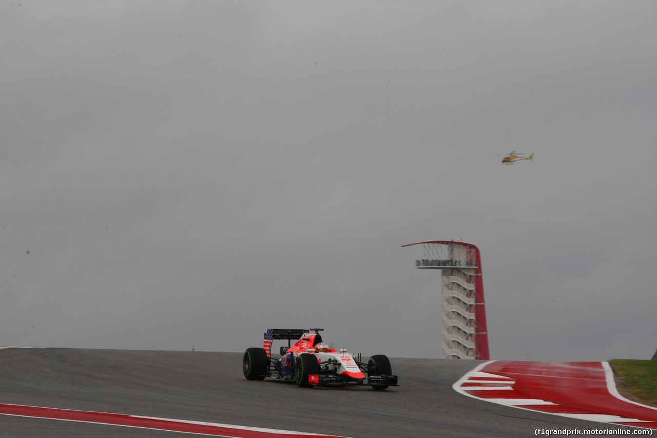 GP USA, 23.10.2015- Prove Libere 1, William Stevens (GBR) Manor Marussia F1 Team