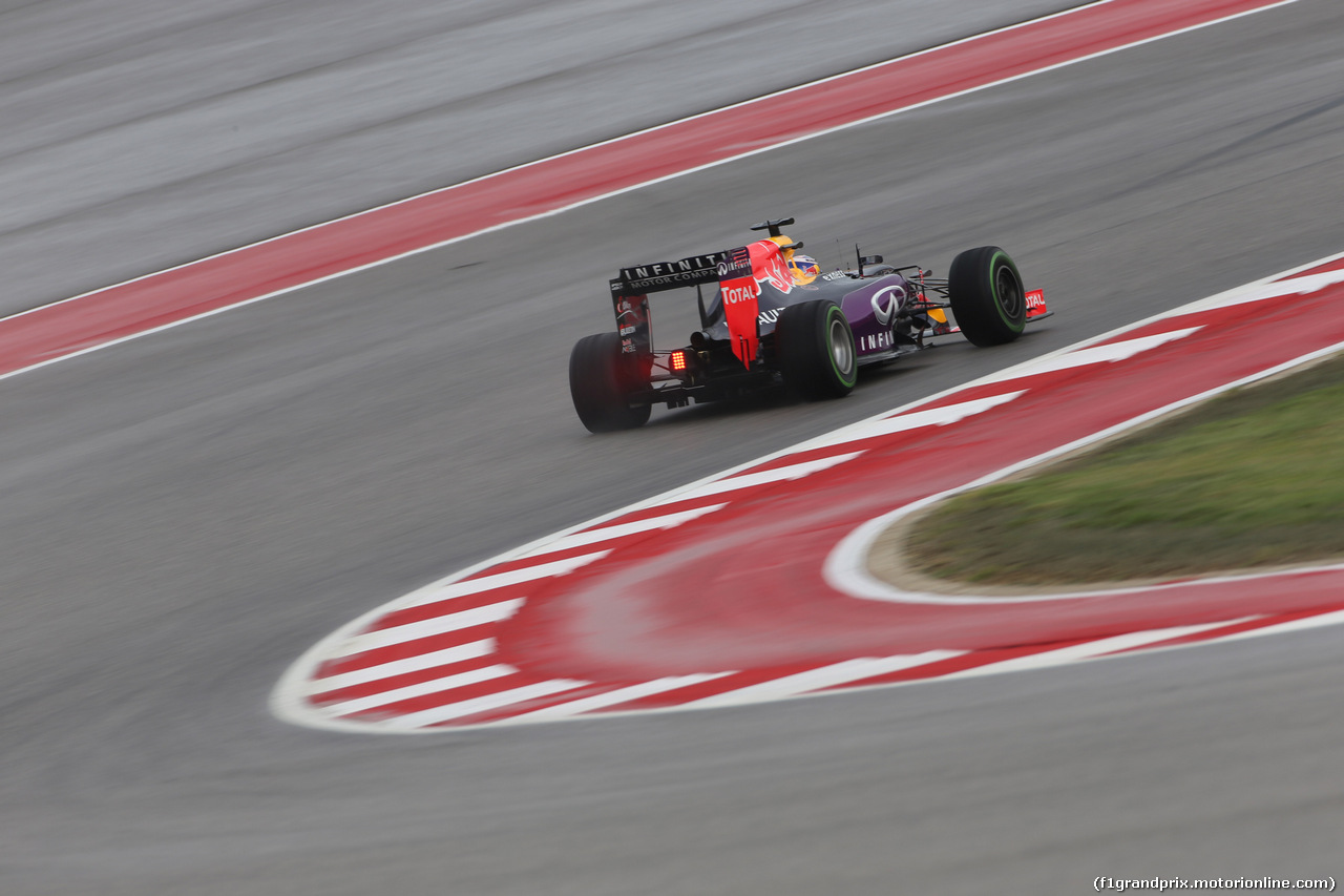 GP USA, 23.10.2015- Prove Libere 1, Daniel Ricciardo (AUS) Red Bull Racing RB11