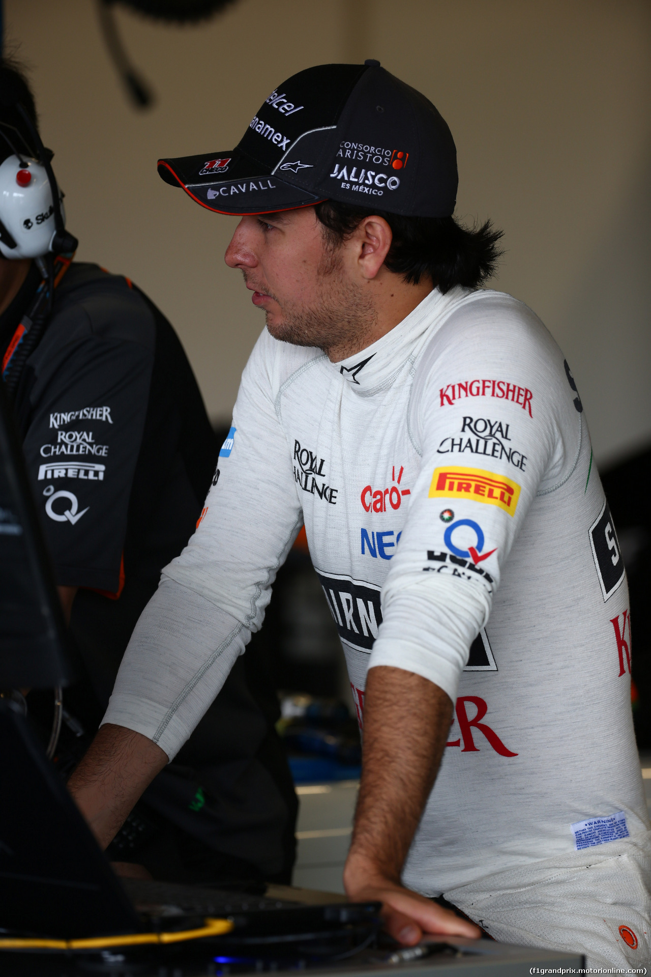 GP USA, 23.10.2015- Prove Libere 1, Sergio Perez (MEX) Sahara Force India F1 Team VJM08