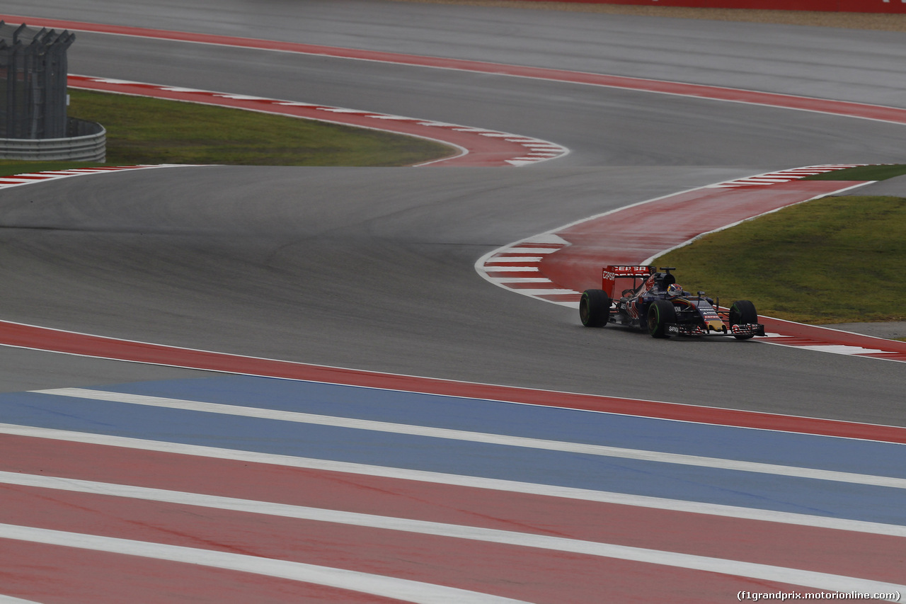 GP USA, 23.10.2015- Prove Libere 1, Max Verstappen (NED) Scuderia Toro Rosso STR10