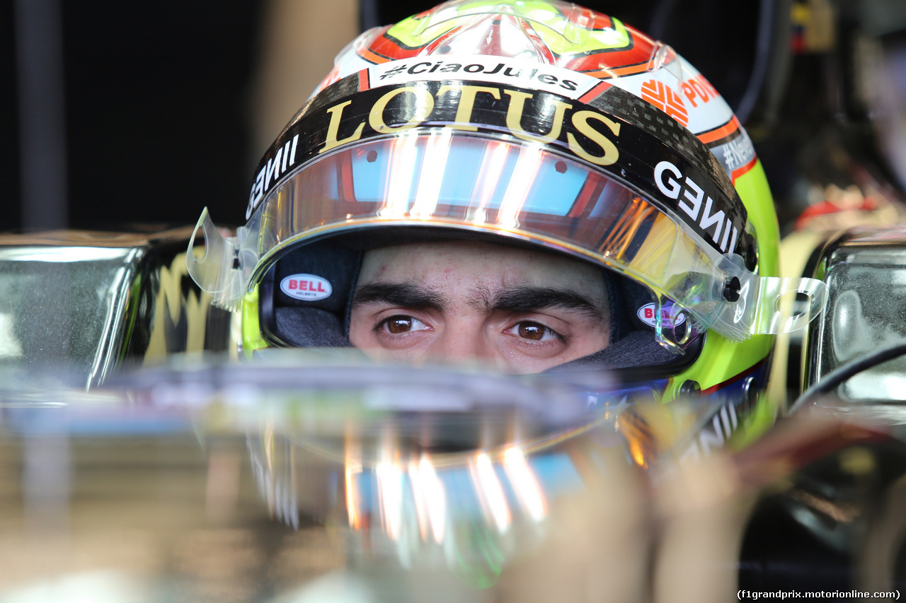 GP USA, 23.10.2015- Prove Libere 1, Pastor Maldonado (VEN) Lotus F1 Team E23