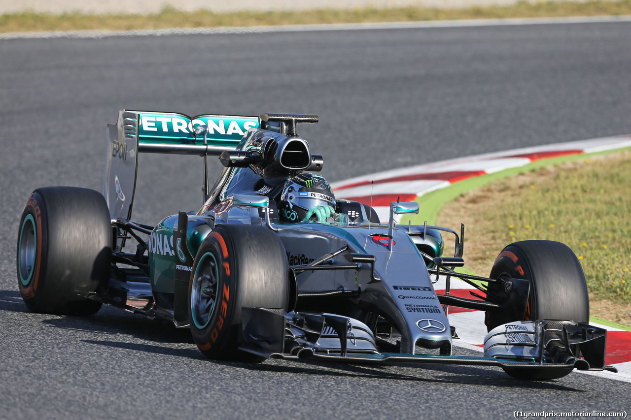 TEST F1 BARCELLONA 12 MAGGIO, Nico Rosberg (GER) Mercedes AMG F1 W06.
12.05.2015.