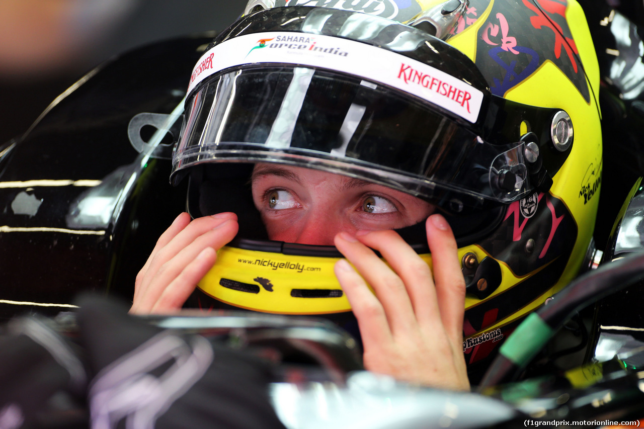 TEST F1 BARCELLONA 12 MAGGIO, Nick Yelloly (GBR) Sahara Force India F1 VJM08 Test Driver.
12.05.2015.