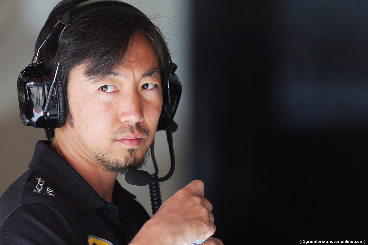 TEST F1 BARCELLONA 13 MAGGIO, Ayao Komatsu (JPN) Lotus F1 Team Gara Engineer.
13.05.2015.