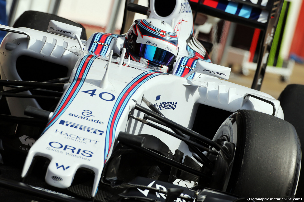 TEST F1 BARCELLONA 13 MAGGIO, Alex Lynn (GBR) Williams FW37 Development Driver.
13.05.2015.