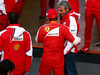 TEST F1 BARCELLONA 19 FEBBRAIO, Kimi Raikkonen (FIN) Ferrari with Maurizio Arrivabene (ITA) Ferrari Team Principal.
19.02.2015.