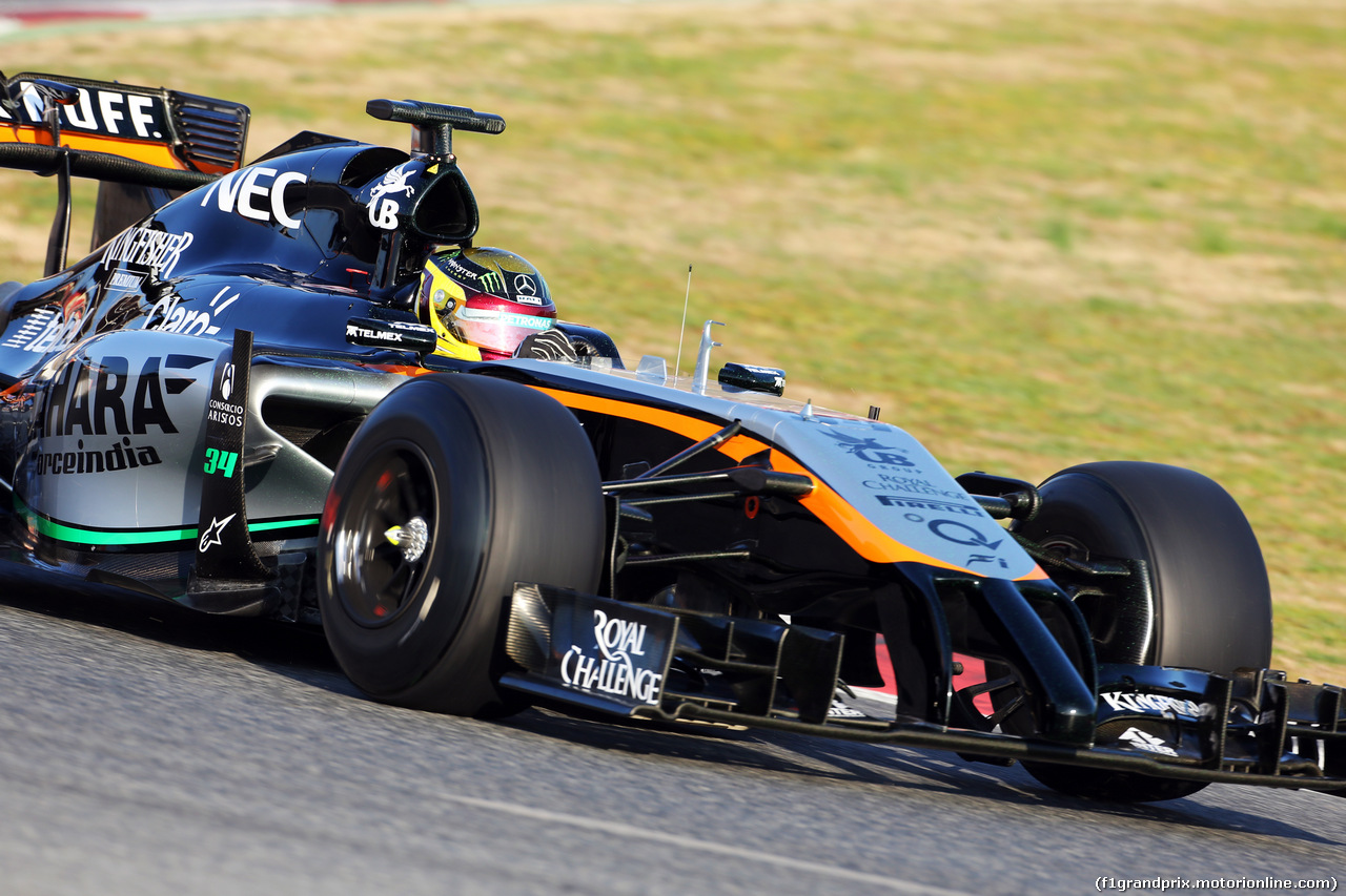 TEST F1 BARCELLONA 19 FEBBRAIO, Pascal Wehrlein (GER) Sahara Force India F1 VJM07.
19.02.2015.
