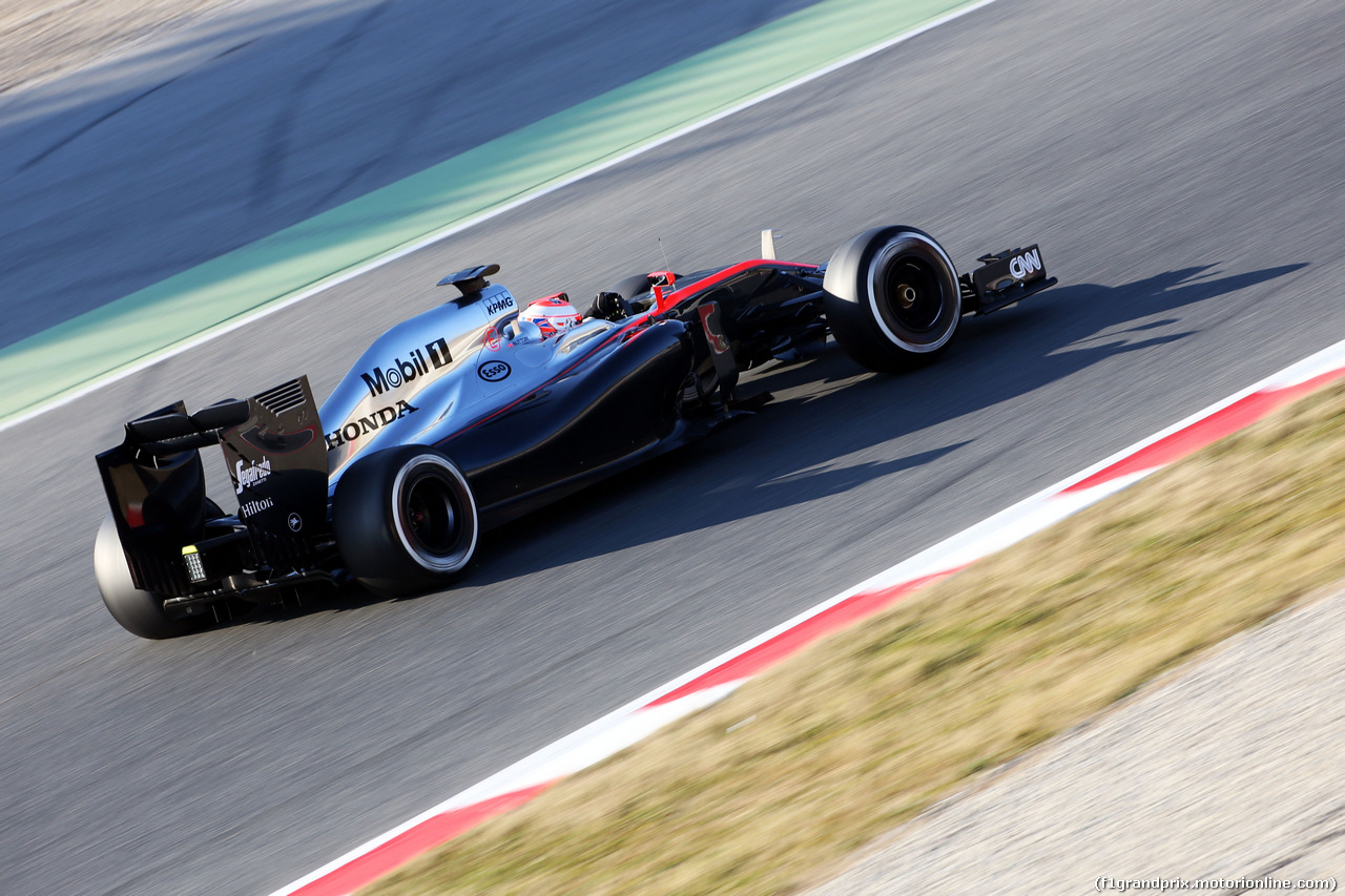 TEST F1 BARCELLONA 19 FEBBRAIO, Jenson Button (GBR) McLaren MP4-30.
19.02.2015.