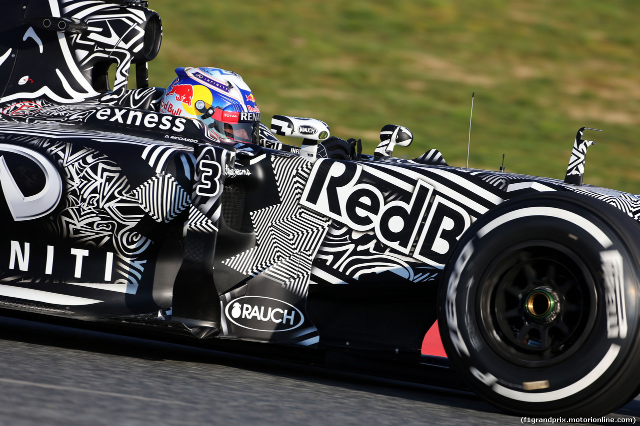 TEST F1 BARCELLONA 19 FEBBRAIO, Daniel Ricciardo (AUS) Red Bull Racing RB11.
19.02.2015.