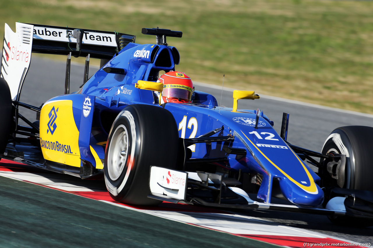 TEST F1 BARCELLONA 19 FEBBRAIO, Felipe Nasr (BRA) Sauber C34.
19.02.2015.