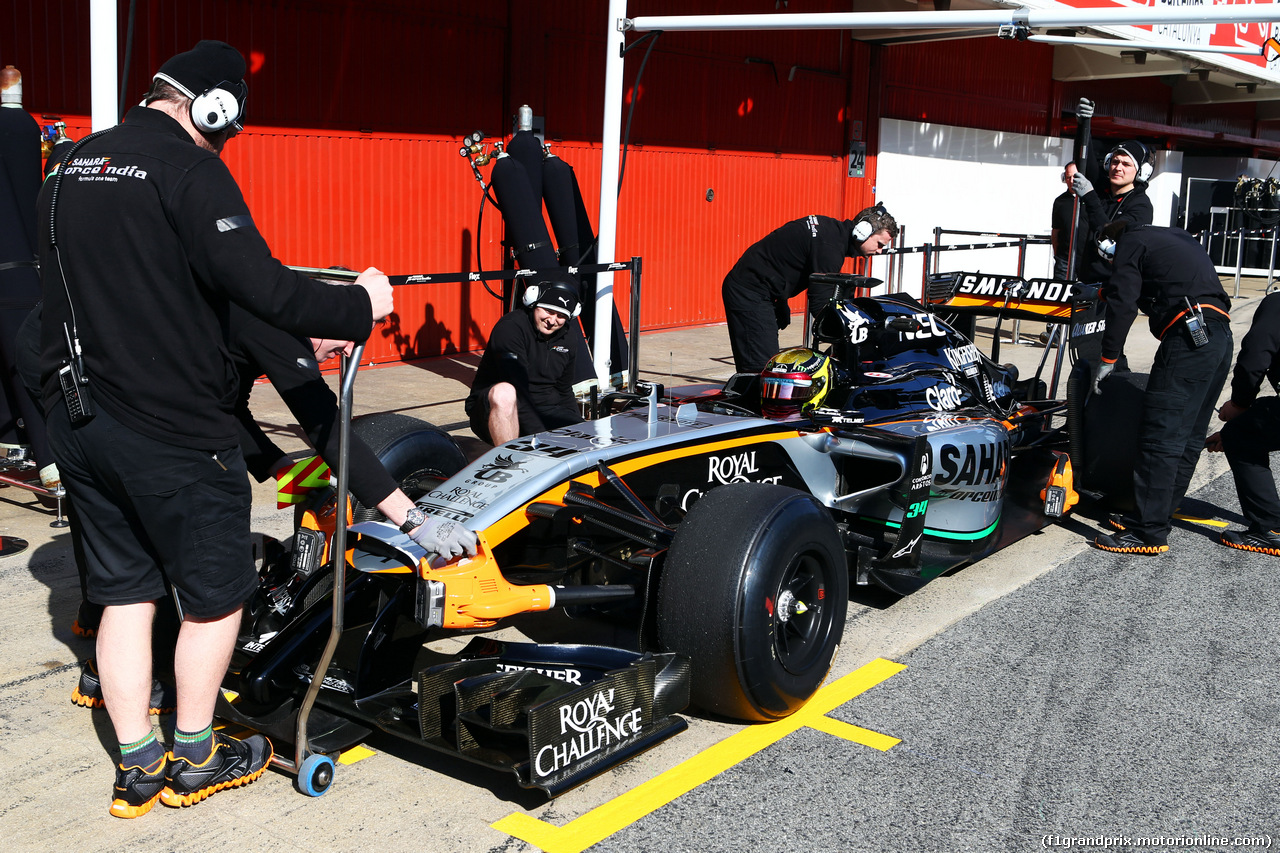 TEST F1 BARCELLONA 19 FEBBRAIO, Pascal Wehrlein (GER) Sahara Force India F1 VJM07.
19.02.2015.