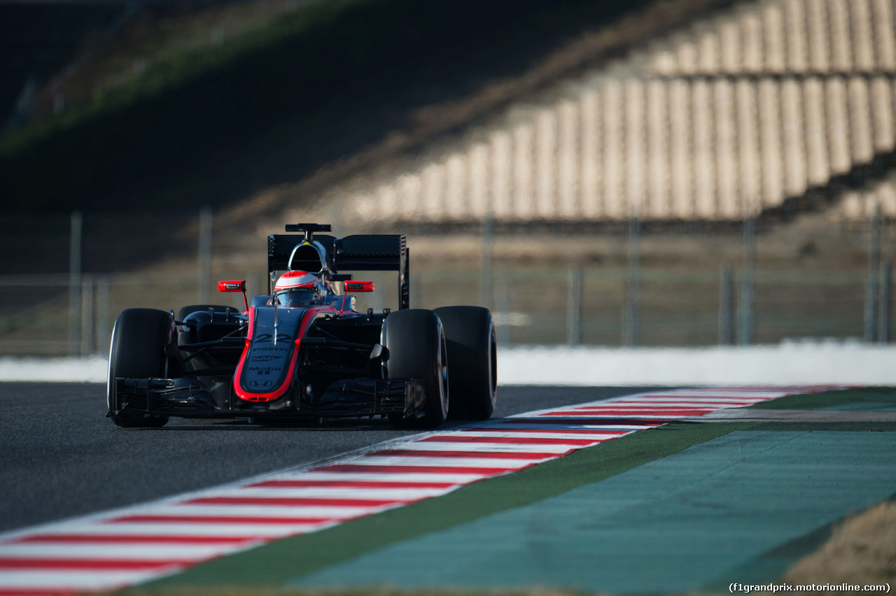 TEST F1 BARCELLONA 19 FEBBRAIO, Jenson Button (GBR) McLaren MP4-30.
19.02.2015.