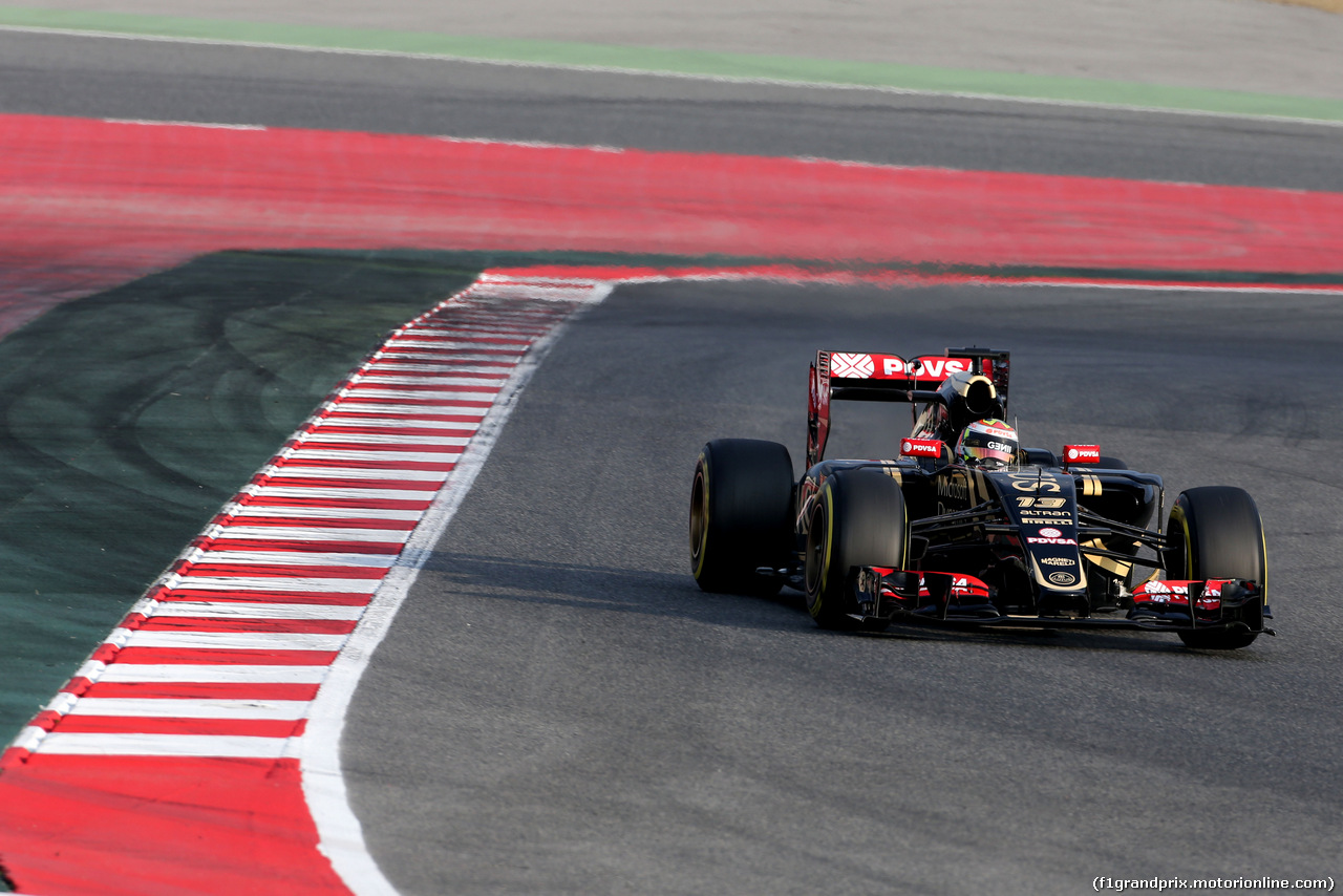 TEST F1 BARCELLONA 19 FEBBRAIO, Pastor Maldonado (VEN), Lotus F1 Team 
19.02.2015.