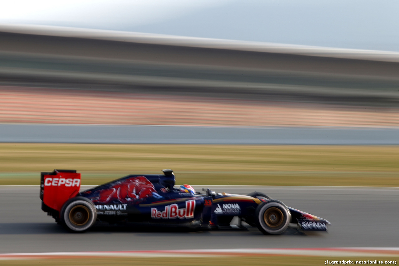 TEST F1 BARCELLONA 19 FEBBRAIO, Max Verstappen (NL), Scuderia Toro Rosso 
19.02.2015.