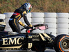 TEST F1 BARCELLONA 19 FEBBRAIO, Pastor Maldonado (VEN) Lotus F1 E23 stops on the circuit.
19.02.2015.