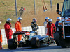 TEST F1 BARCELLONA 19 FEBBRAIO, Pastor Maldonado (VEN) Lotus F1 E23 stops on the circuit.
19.02.2015.