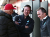 TEST F1 BARCELLONA 19 FEBBRAIO, Niki Lauda (AUT) Mercedes Non-Executive Chairman (Left) with Paddy Lowe (GBR) Mercedes AMG F1 Executive Director (Technical) (Right).
19.02.2015.
