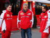 TEST F1 BARCELLONA 19 FEBBRAIO, Maurizio Arrivabene (ITA) Ferrari Team Principal (Centre) e Alberto Antonini (ITA) Ferrari Press Officer.
19.02.2015.