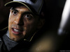 TEST F1 BARCELLONA 19 FEBBRAIO, Pastor Maldonado (VEN) Lotus F1 Team with the media.
19.02.2015.