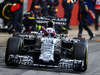 TEST F1 BARCELLONA 20 FEBBRAIO, Daniel Ricciardo (AUS) Red Bull Racing RB11 practices a pit stop.
20.02.2015.