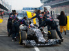 TEST F1 BARCELLONA 20 FEBBRAIO, Daniel Ricciardo (AUS) Red Bull Racing RB11 is pushed back down the pit lane by meccanici.
20.02.2015.