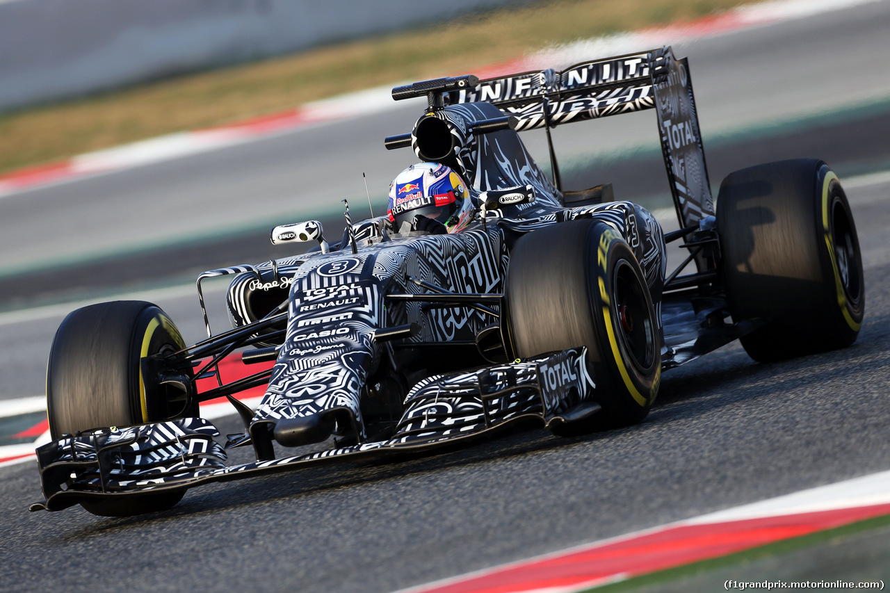 TEST F1 BARCELLONA 20 FEBBRAIO, Daniel Ricciardo (AUS) Red Bull Racing RB11.
20.02.2015.