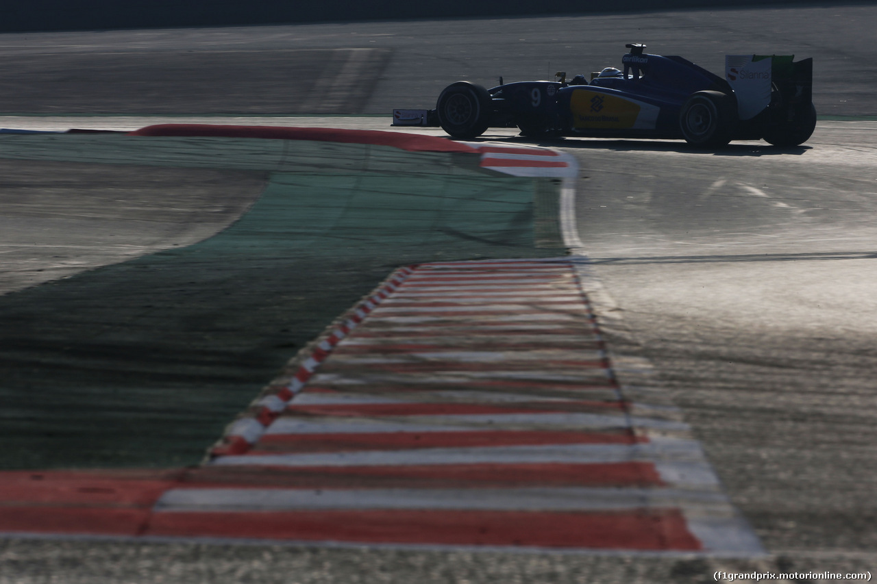 TEST F1 BARCELLONA 20 FEBBRAIO, Marcus Ericsson (SWE) Sauber C34.
20.02.2015.