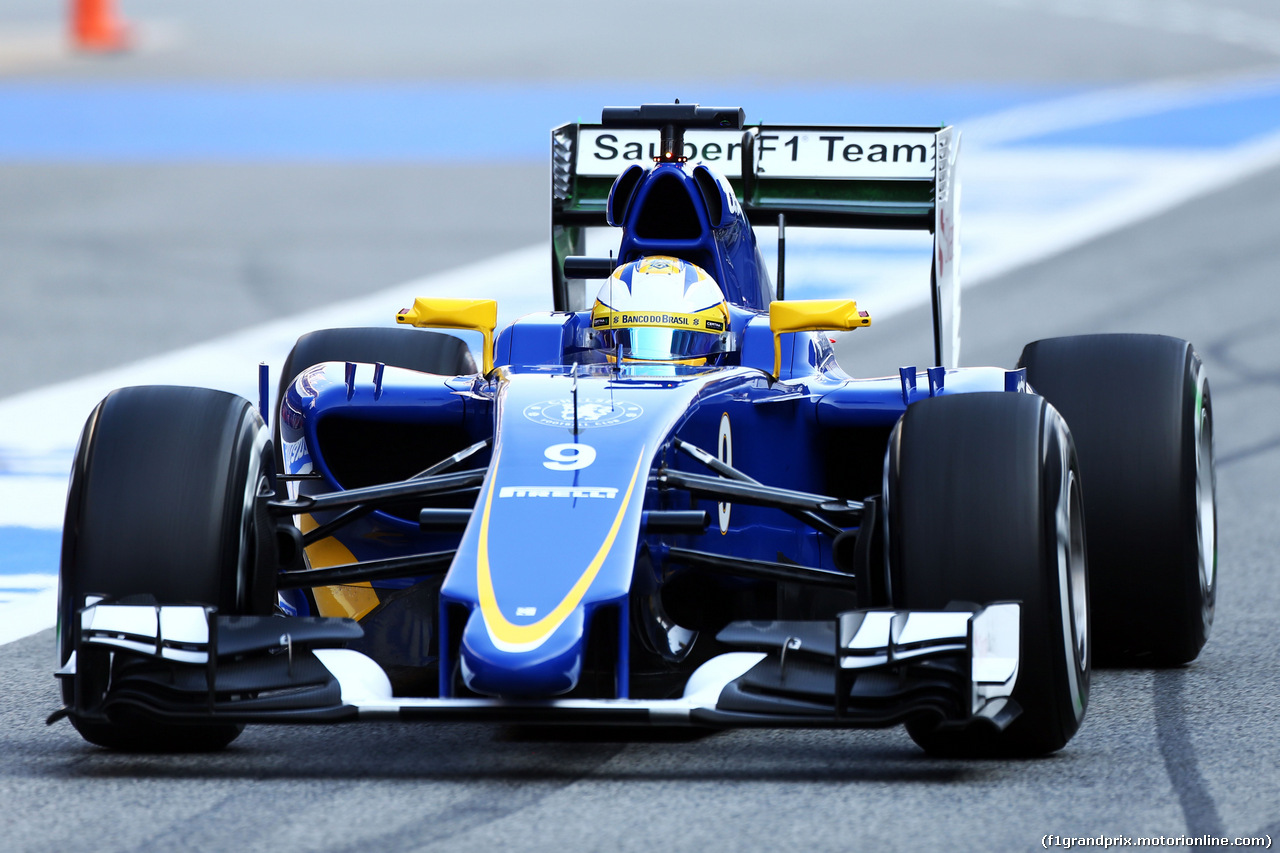 TEST F1 BARCELLONA 20 FEBBRAIO, Marcus Ericsson (SWE) Sauber C34.
20.02.2015.